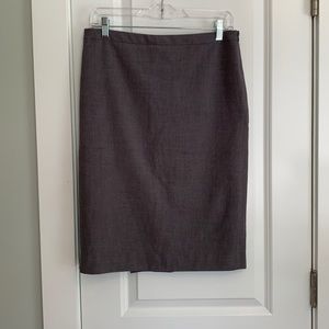 BCBGMaxazria Gray Pencil Skirt